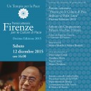 Premiazione Decima Edizione Premio Letterario Firenze per le Culture di Pace dedicato al Dalai Lama