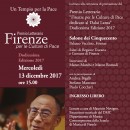 Premiazione Dodicesima Edizione Premio Letterario Firenze per le Culture di Pace dedicato al Dalai Lama